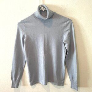 Ann Taylor Women's Turtle Neck Sweater.  Light Blue.  Size: XS